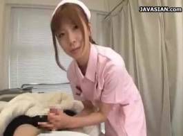 ممرضة آسيوية يتم انشهارها بسبب كس جفافها